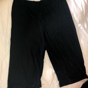 BLACK BIKER SHORTS